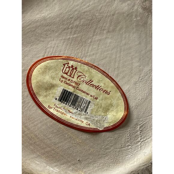 TII Collections Ceramic Urn Canister Green Crackle Glaze 17" - Picture 5 of 8